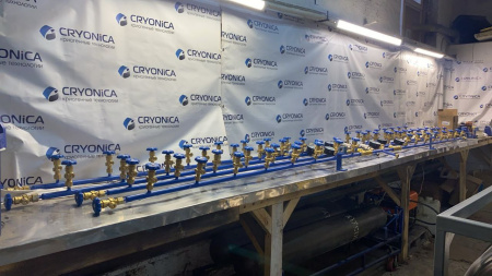 Рампа наполнительная  на 40 баллонов РНП 02/20/200